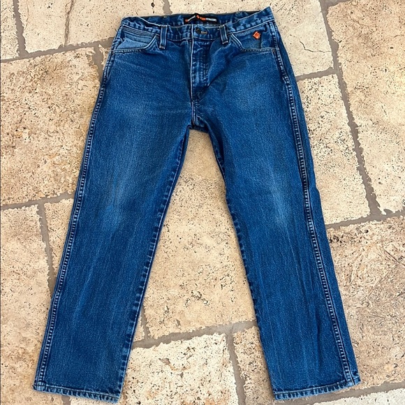 Men's Wrangler FR Jeans 34x32 - Picture 1 of 5